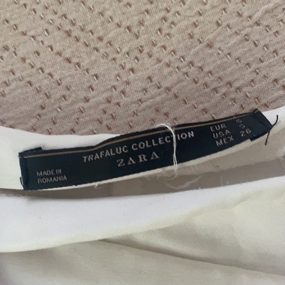 Zara white mini skort size small - Picture 3 of 4